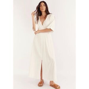 Girl And The Sun Bayview Dress in Beige‎ Size Medium NWT